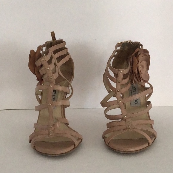 💥💥JIMMY CHOO 💥💥.            STRAPPY SANDALS - Picture 3 of 9